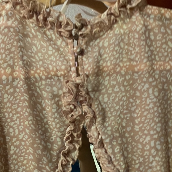 Saints & Secrets chiffon & layered ruffle dress - Picture 9 of 11